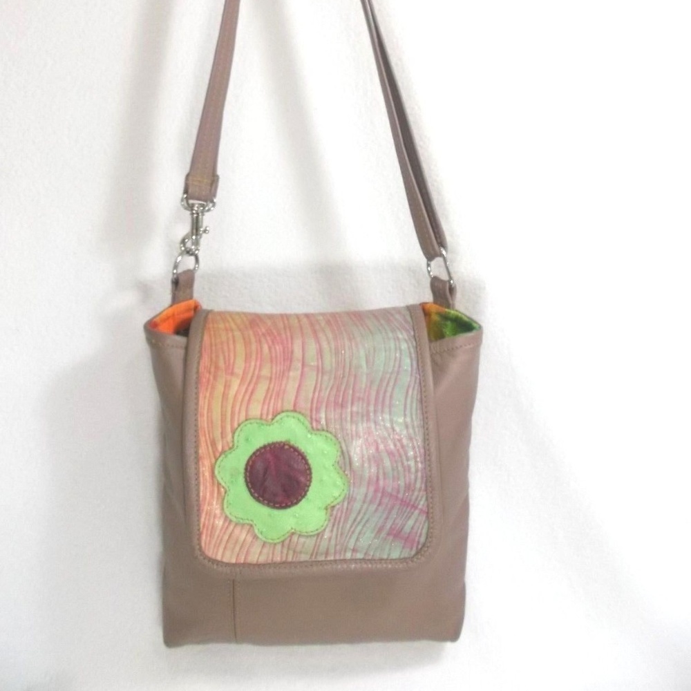 BAMZIBAG LEATHER DESIGNER HANDBAG CROSSBODY PURSE